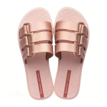 Imagem de Chinelo Sandalia Feminino Ipanema Bold Slide Macio Grendene Rosa/Rose (BR, Adulto, Numérico, 37)