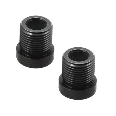 Imagem de Sandfren Adaptador de rosca de carro e arruela de borracha, 2 peças 1/2-28 a 13/16-16 de substituição de protetor de rosca de veículo, acessórios de reparo automotivo, universal para caminhão