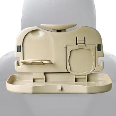 Imagem de Mesa de bandeja de assento de , mesa dobrável para com suporte de copo - mesa de banco traseiro automotivo para laptop, trabalho, jantar, comer, adulto, viagem, viagem