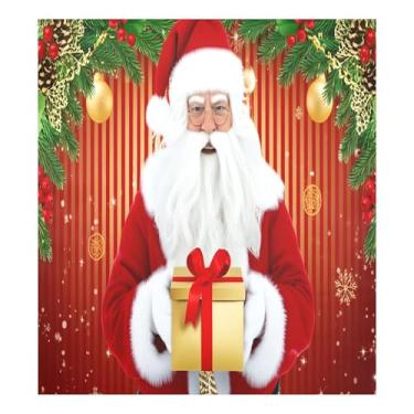 Imagem de SEHANY Capa magnética para lava-louças de Papai Noel, adesivos magnéticos para decoração de Natal antiarranhões para painel de geladeira e lava-louças, decoração de Natal de cozinha doméstica 58 x 66