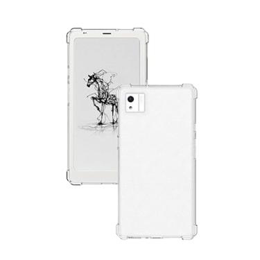 Imagem de Capa transparente para leitor eletrônico Onyx Boox P6 Pro de 15,3 cm, capa protetora FJIASTB flexível TPU à prova de choque para e-reader Chowbin de 6,13 polegadas, leve (transparente)