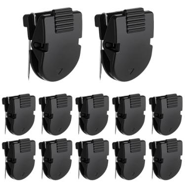 Imagem de Tweruna 12 peças de clipes de cubo para paredes de tecido, clipes de parede de cubo de fixação forte, clipe de parede de painel de tecido para pendurar fotos, notas, memorandos, cabos de dados