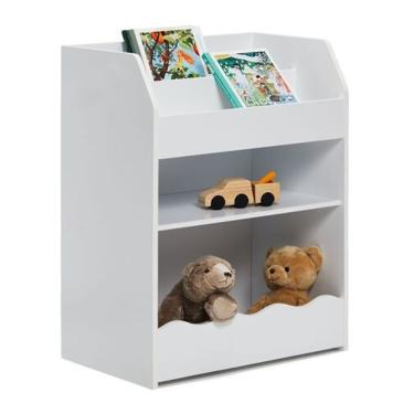 Imagem de Organizador De Brinquedo Livreiro Infantil Gustavo 100% Mdf