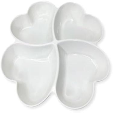 Imagem de Petisqueira Coracao 4 Divisorias Petisco Melamina 27cm