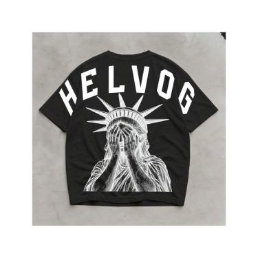 Imagem de Camiseta Masculina Oversized Academia Street Estatua Algodão-Masculino