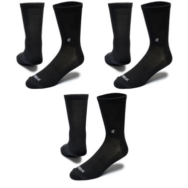 Imagem de Kit 3 Meias Performance Preta Lurk Tamanho: (37-42)