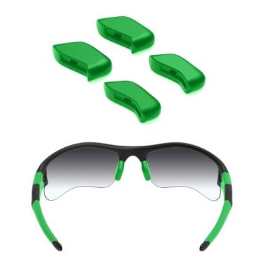 Imagem de Protetores de nariz para óculos de sol Oakley Flak 2.0 GG OO9188, Deep Green Nose Pads, One Size