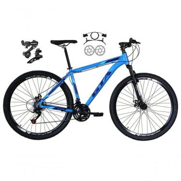 Imagem de Bicicleta Aro 29 Gta Start Feminina Câmbios Shimano Freio Hidráulico 21v Mtb Alumínio Azul Tam: 17