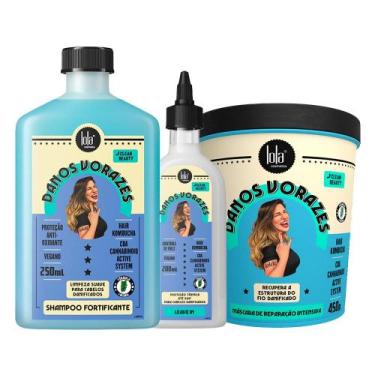 Imagem de Kit Lola Cosmétics Reconstrução Danos Vorazes - 3 Produtos - LOLA COSM