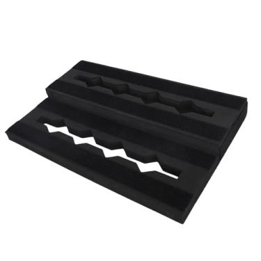 Imagem de Luocute Placa de Pedal de Guitarra, Pedaleira Modular Portátil Antiderrapante EVA para Pedais de 6 a 10 Efeitos, Com Design Oco Oculto e Bolsa de Transporte Compacta e Leve