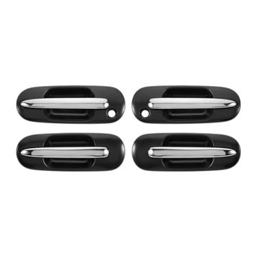 Imagem de Maçanetas laterais externas do carro compatíveis com HONDA CRV 1997-2001 - Inclui números de peça 72180ST0J02, 72140ST0J02, 72680ST0J02, 72640ST0J02