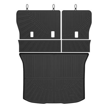 Imagem de Forro de carga para Ford Edge 2007-2014/Lincoln MKX 2007-2015, tapetes de carga para todos os climas para acessórios de borda, tapete de porta-malas TPE resistente, acessórios de carro