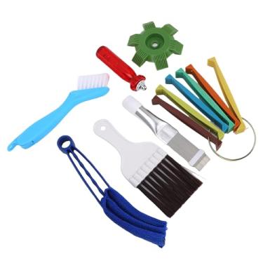 Imagem de Cryfokt Conjunto de Limpador de Aleta de Ar Condicionado, Escova de Limpeza de Bobina Eficiente, Ferramenta Hvac para Múltiplas Máquinas, Aço Inoxidável/abs (6 peças)