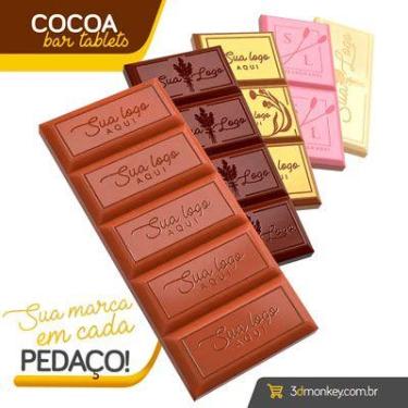 Imagem de Forma de Chocolate Cocoa Mini Bar com 4 Cavidades - no-brand, 3 Cocoa 
