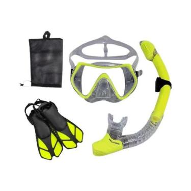 Imagem de Máscara de mergulho e óculos de mergulho conjunto de tubo de natação a