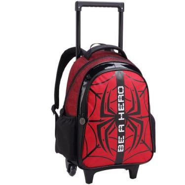 Imagem de Mochila de Rodinhas Escolar Infantil para Meninos Estampa Personagem H