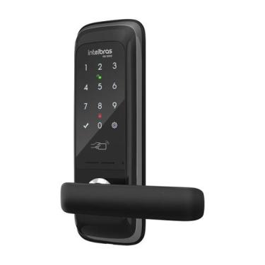 Imagem de Fechadura digital com maçaneta senha tag chaveiro fd3000 intelbras