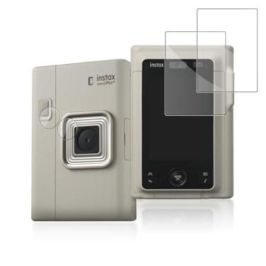 Imagem de NOUKAJU [Pacote com 2] Protetor de tela para instax mini LiPlay HD vidro temperado, dureza 9h, arranhões, anti-impressão digital, protetor de filme de vidro temperado para câmera instantânea INSTAX