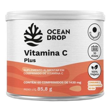 Imagem de Vitamina C Plus 1430 Mg 60 Tabs - Ocean Drop-Unissex