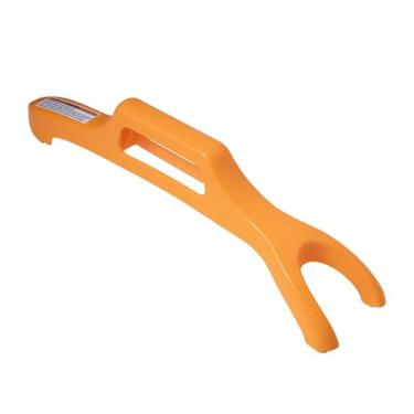 Imagem de POWERTEC Vara de segurança para serra de esquadria – Vara de segurança para serra de mesa, junta, serra de fita e mesa de roteador – Design de entalhe duplo com almofada de borracha antiderrapante