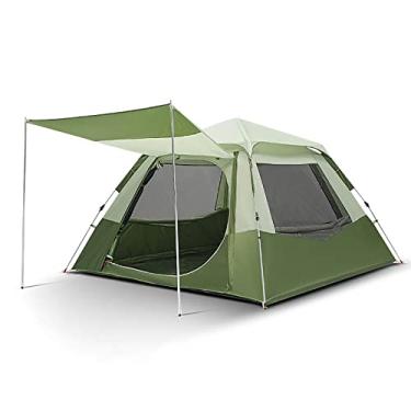 Imagem de AkosOL Tenda de acampamento familiar instantânea para 3 a 4 pessoas - barracas pop-up rápidas ao ar livre para festas, piqueniques, viagens ao ar livre, acampamento