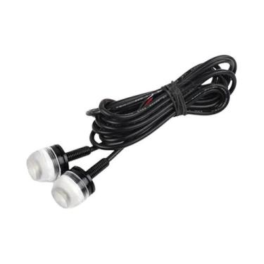 Imagem de Luz Traseira LED 12V Para Motocicleta, 2 Peças, Lâmpada Olho De Águia,