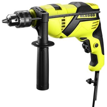 Imagem de Furadeira de Impacto DESOON 810W 220V 13mm – 3000RPM, Função 2 em 1, Alça Auxiliar Giratória e Mandril de Metal, Ideal para Madeira, Concreto e Aço