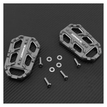 Imagem de Anti-derrapante Apoio para os pés dianteiro, apoio para, para cb500x cb 500 x 500x 2015-2018 2019 2020 2021 2022(Gray)