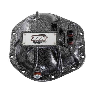 Imagem de TEN Factory TFD44-2135 Tampa diferencial Dana 44 padrão/reverso dianteiro e traseiro 30 estrias 3,73 Transportadora dupla perfurada 3/8 e 7/16 parafusos substitui 10023536 750003 YHCC-D44