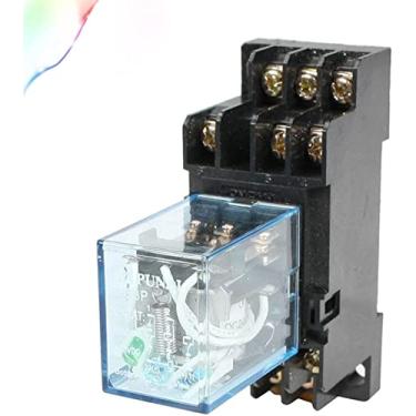 Imagem de Relé MY3 HH53P MY3NJ 11 pinos AC380V bobina uso geral micro mini relé eletromagnético intermediário