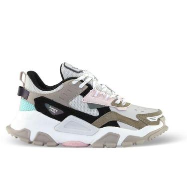 Imagem de Tênis Qix Trek Urban Hiking - Tamanho:36Cor:Bege/RoseGênero:Unissex, 3