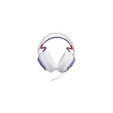 Imagem de Headset Gamer Sem Fio JBL Quantum 650, Com Microfone, Branco - JBLQTUM650WHT