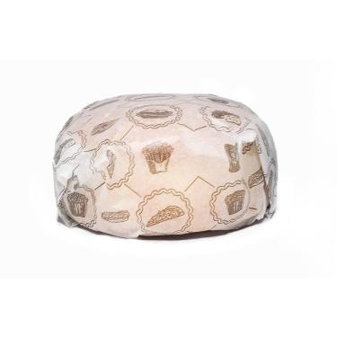 Imagem de Papel Parafinado 33X38 Pct Com 500 Folhas Estampa Preta 2