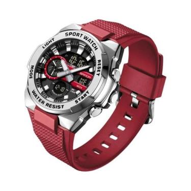 Imagem de Relógio Esportivo Tático Masculino Com Mostrador Grande, Marca SANDA, 