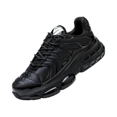 Imagem de Calçados De Segurança Masculinos Com Biqueira De Aço, Tênis De Trabalh