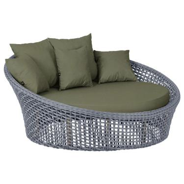 Imagem de Chaise Hungria Pintura Fendi Corda Náutica E13 Trama Prata