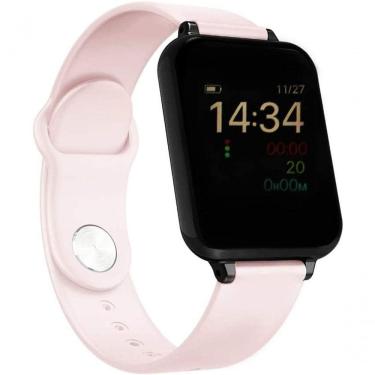 Imagem de Relógio B57 Smartwatch Monitor Cardíaco Pressão Rosa