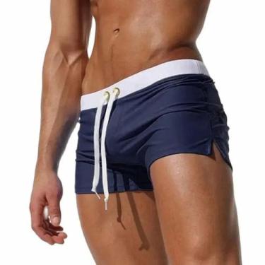 Imagem de Sunga De Praia Masculina De Secagem Rápida, 10 Cores, Design Com Bolso