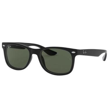 Imagem de Óculos de Sol Ray Ban Infantil RJ9052S 100/71-48, 48, Preto