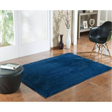 Imagem de Tapete Esc. 1,50 X 2,00 Antider. Azul Jeans Classic 