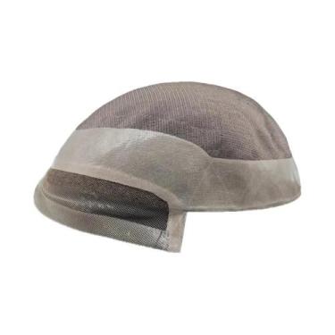 Imagem de Prótese Capilar Masculina Mono NPU De Cabelo Humano - Sistema De Repos