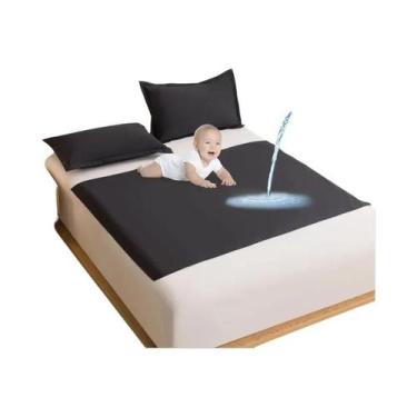 Imagem de Capa De Colchão Impermeável De TPU Para Casais, Protetor De Urina Para