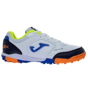 Imagem de Chuteira Society Infantil Menino Joma Top Flex JR Branca-Masculino