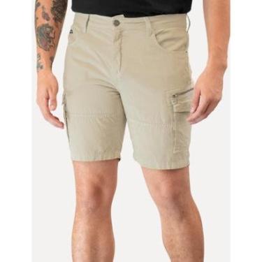 Imagem de Bermuda Calvin Klein Jeans Masculina Cargo Color Jeans Areia-Masculino
