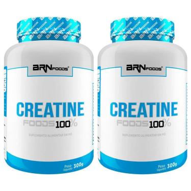 Imagem de Creatina Monohidratada 100% Pura 300g - Kit com 2 unidades - BRN Foods-Unissex