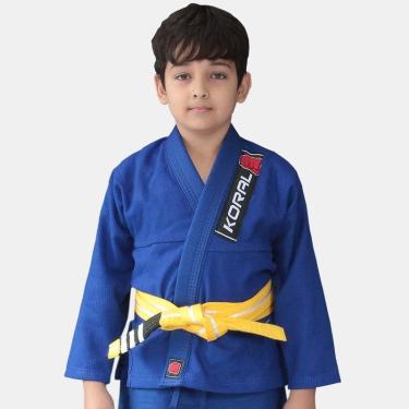 Imagem de Kimono Jiu Jitsu Koral Infantil Trançado-Unissex