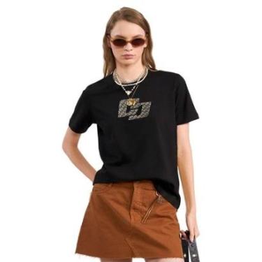 Imagem de Blusa Colcci Básica Estampa C Duplo-Feminino