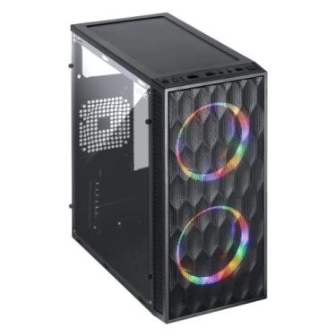 Imagem de Gabinete Vinik Wave Lateral Em Acrilico Preto Ggwacbk