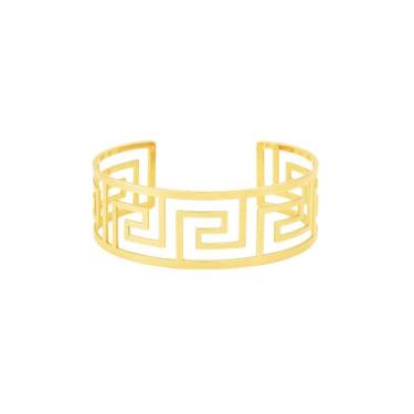 Imagem de Bracelete Geométrico - Banhado em Ouro 18k - Tri Gata Semijoias
