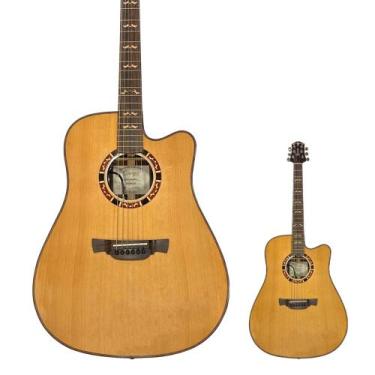 Imagem de Violão Elétrico Aço Folk Crafter STG D-18CE PRO com Bag